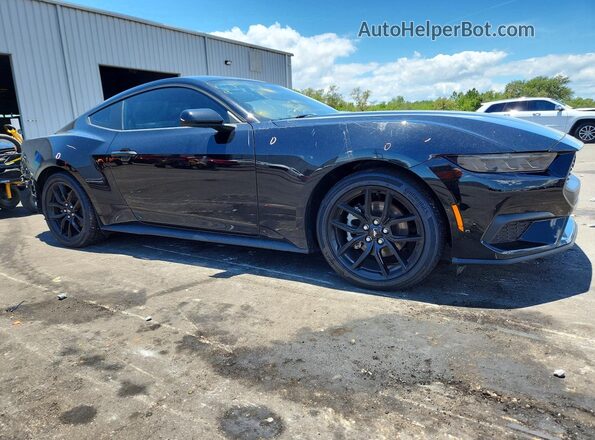 1FA6P8TH4R5144839 2024 FORD MUSTANG Black წინა მარჯვენა
