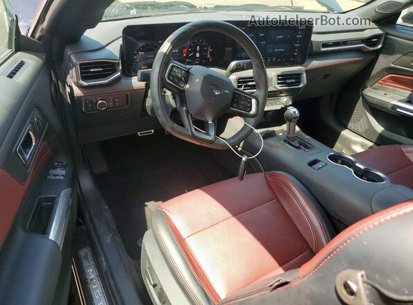 1FA6P8TH4R5145814 2024 FORD MUSTANG Black Dashboard view