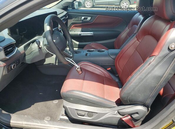 1FA6P8TH4R5145814 2024 FORD MUSTANG Black Front interior view