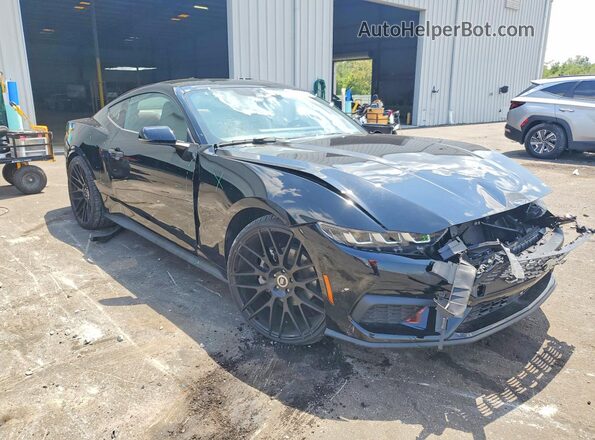 1FA6P8TH4R5145814 2024 FORD MUSTANG Black Front right