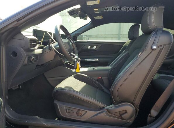 1FA6P8TH4S5126010 2025 FORD MUSTANG Black Вид салону спереду