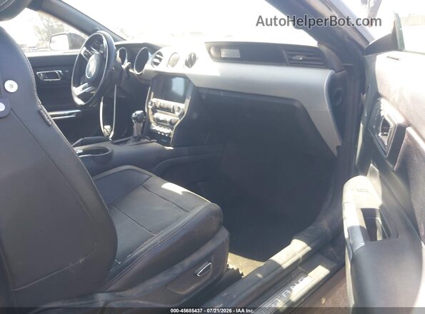 1FA6P8TH5G5285044 2016 FORD MUSTANG Black Front interior view