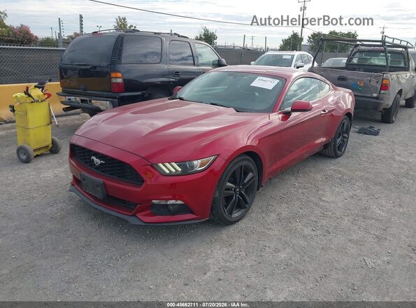1FA6P8TH5G5290681 2016 FORD MUSTANG Maroon Передня ліва чверть