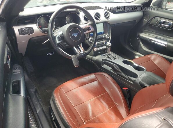 1FA6P8TH5G5294505 2016 FORD MUSTANG Black წინა პანელის ხედი