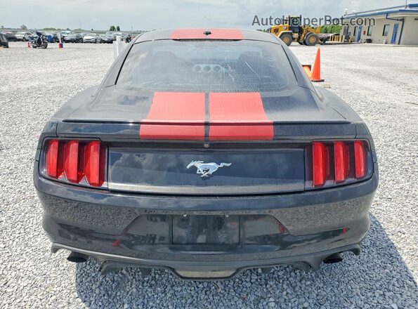1FA6P8TH5G5294505 2016 FORD MUSTANG Black უკანა ხედი
