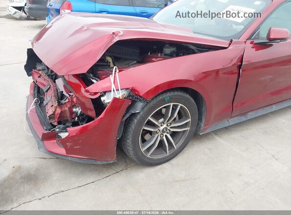 1FA6P8TH5H5282016 2017 FORD MUSTANG Burgundy Front view