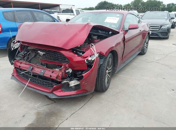 1FA6P8TH5H5282016 2017 FORD MUSTANG Burgundy Front left