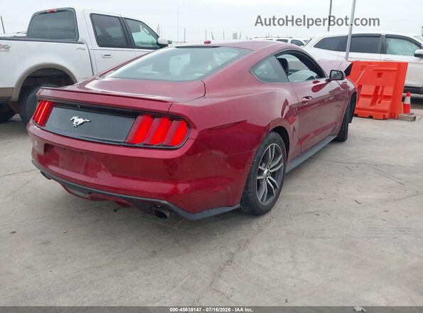 1FA6P8TH5H5282016 2017 FORD MUSTANG Burgundy Rear right