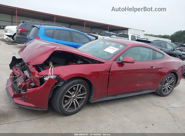 1FA6P8TH5H5282016 2017 FORD MUSTANG Burgundy 