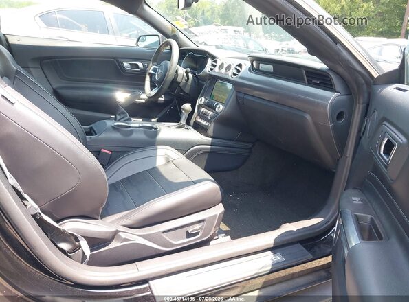 1FA6P8TH5J5106413 2018 FORD MUSTANG Black Vista interior delantera