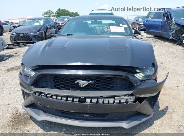 1FA6P8TH5J5106413 2018 FORD MUSTANG Black Vista del cuadro de instrumentos