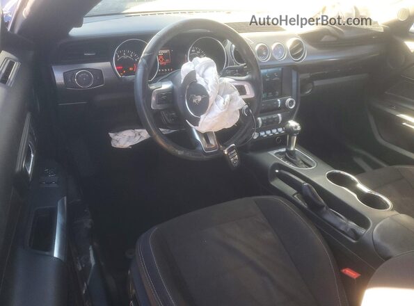 1FA6P8TH5J5137466 2018 FORD MUSTANG Синий Вид панели приборов