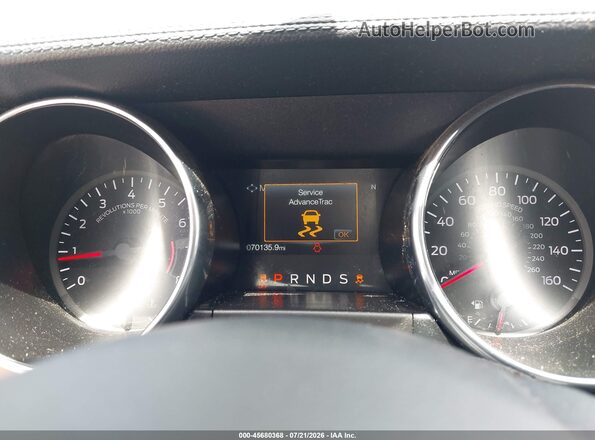 1FA6P8TH5J5142344 2018 FORD MUSTANG White უკანა სავარძლების ხედი