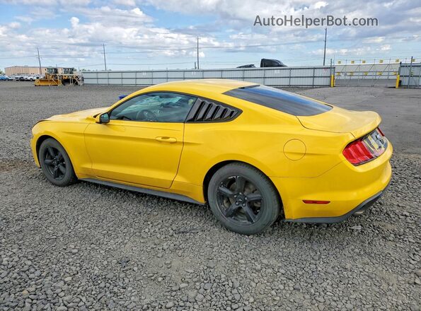 1FA6P8TH5J5147012 2018 FORD MUSTANG Yellow Задня ліва чверть