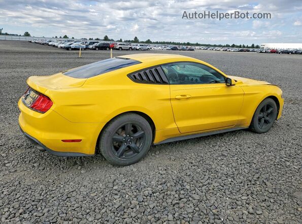 1FA6P8TH5J5147012 2018 FORD MUSTANG Yellow Задня права чверть