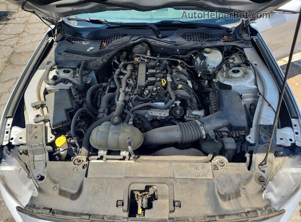 1FA6P8TH5J5176204 2018 FORD MUSTANG Silver უკანა სალონის ხედი