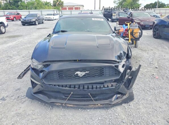 1FA6P8TH5K5119213 2019 FORD MUSTANG Black Դիմացի տեսք