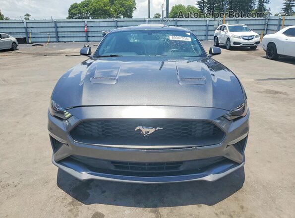 1FA6P8TH5K5166435 2019 FORD MUSTANG Gray Դիմացի տեսք
