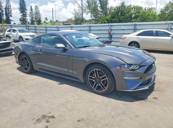 1FA6P8TH5K5166435 2019 FORD MUSTANG Gray Առջևի աջ