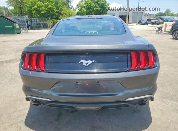 1FA6P8TH5K5166435 2019 FORD MUSTANG Gray Հետևի տեսք