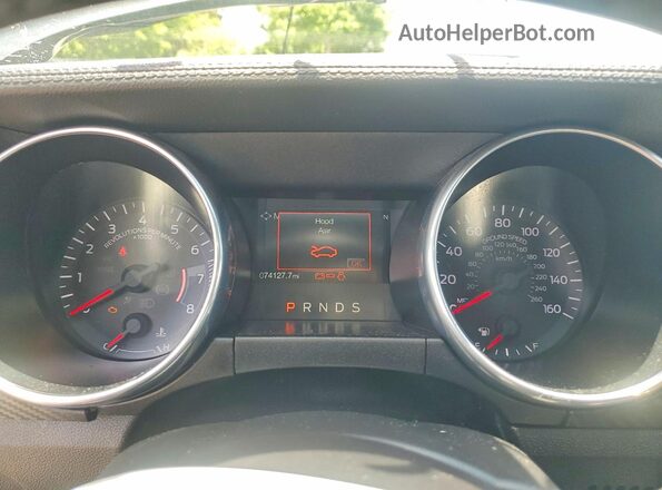 1FA6P8TH5K5166435 2019 FORD MUSTANG Gray Սարքավորումների վահանակի տեսք