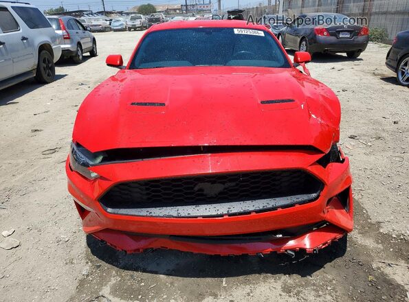 1FA6P8TH5K5176799 2019 FORD MUSTANG Red Widok z przodu