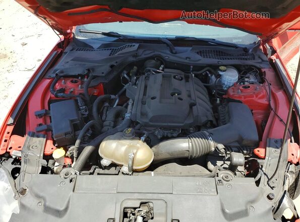 1FA6P8TH5K5176799 2019 FORD MUSTANG Red Widok wnętrza z tyłu