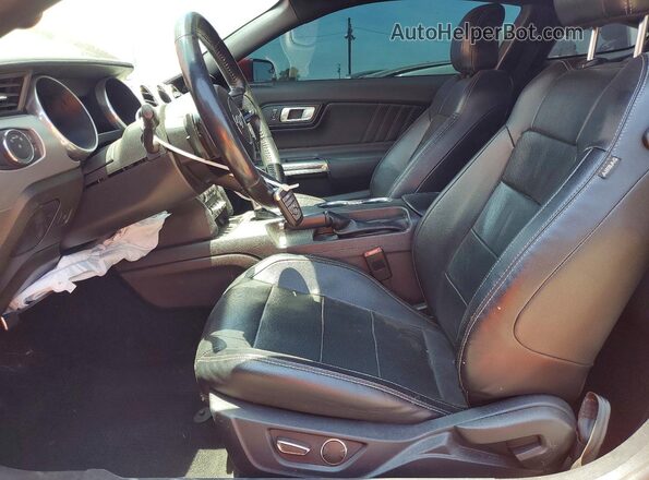1FA6P8TH5K5176799 2019 FORD MUSTANG Red Widok wnętrza z przodu