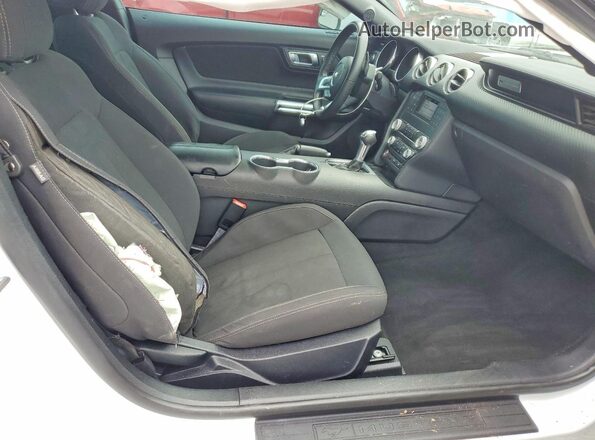 1FA6P8TH5K5187365 2019 FORD MUSTANG White Rear seats view