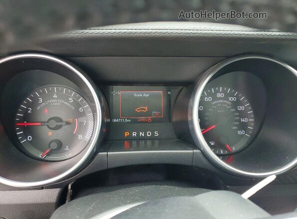 1FA6P8TH5K5187365 2019 FORD MUSTANG White Instrument cluster view