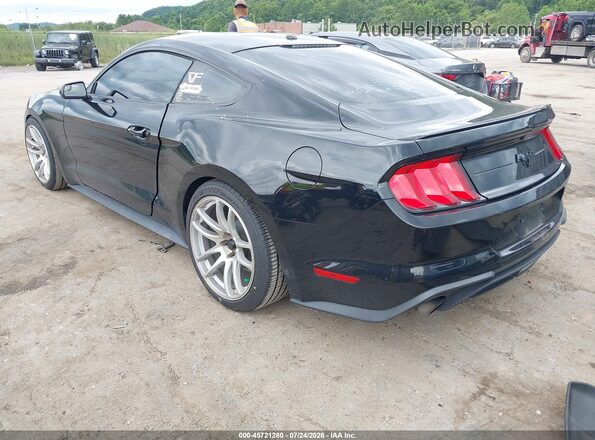 1FA6P8TH5L5129418 2020 FORD MUSTANG Black Tył lewy