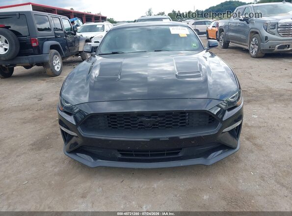 1FA6P8TH5L5129418 2020 FORD MUSTANG Black Widok zestawu wskaźników