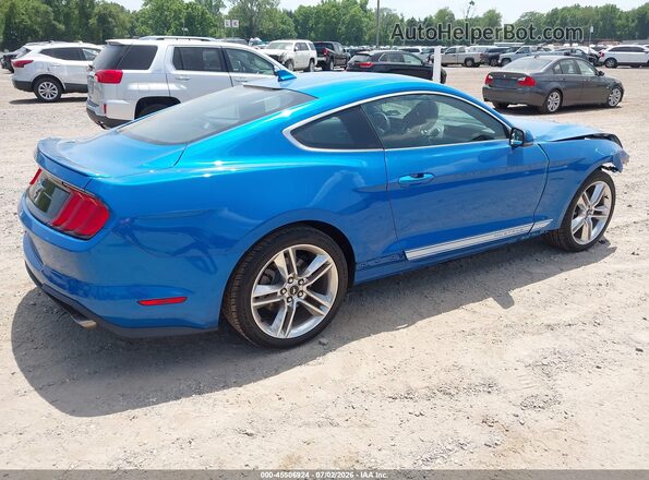 1FA6P8TH5L5168980 2020 FORD MUSTANG Light Blue Задняя правая четверть