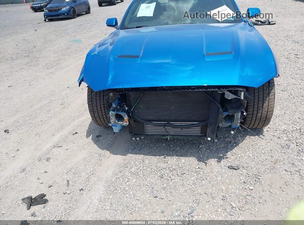 1FA6P8TH5L5168980 2020 FORD MUSTANG Light Blue Вид спереди