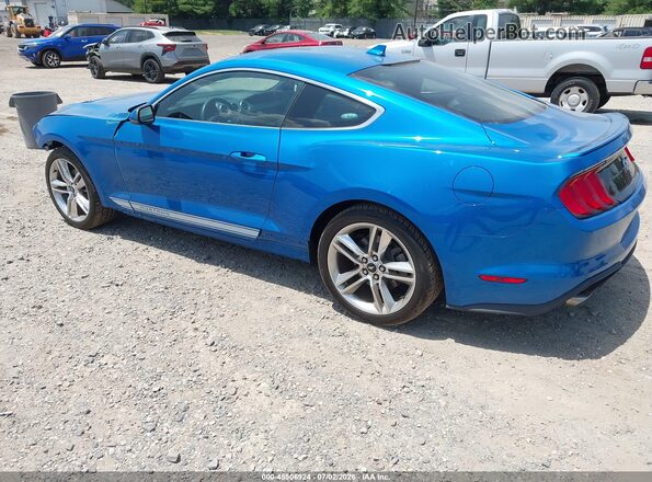 1FA6P8TH5L5168980 2020 FORD MUSTANG Light Blue Задняя левая четверть