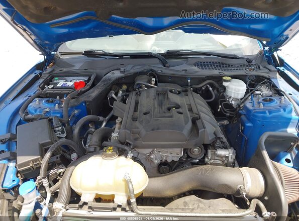 1FA6P8TH5L5168980 2020 FORD MUSTANG Light Blue Вид сзади