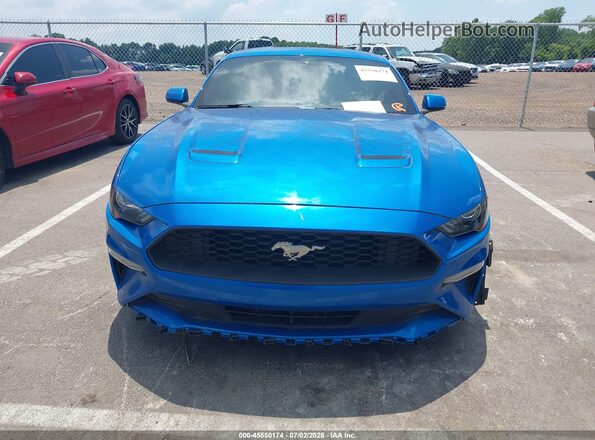 1FA6P8TH5L5170874 2020 FORD MUSTANG Blue Սարքավորումների վահանակի տեսք