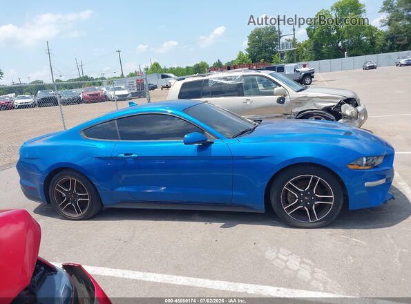 1FA6P8TH5L5170874 2020 FORD MUSTANG Blue Սալոնի հետևի տեսք