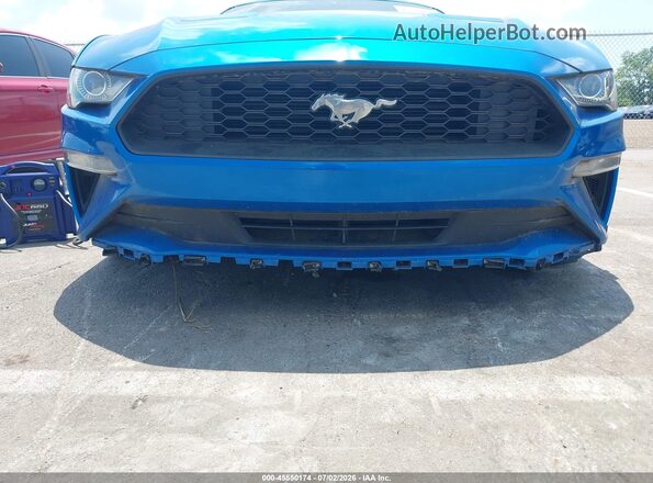 1FA6P8TH5L5170874 2020 FORD MUSTANG Blue Դիմացի տեսք