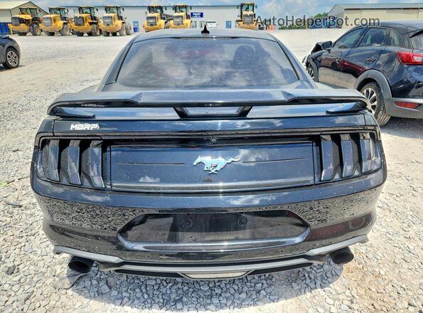 1FA6P8TH5N5123038 2022 FORD MUSTANG Черный Вид сзади