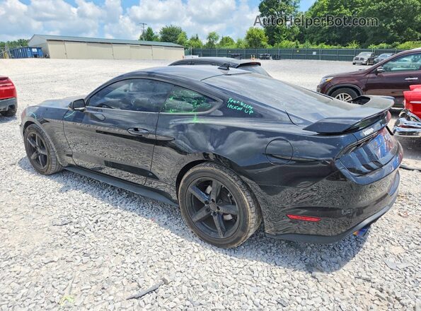 1FA6P8TH5N5123038 2022 FORD MUSTANG Черный Задняя левая четверть
