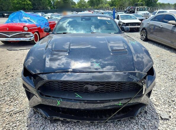 1FA6P8TH5N5123038 2022 FORD MUSTANG Черный Вид спереди