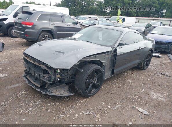 1FA6P8TH5P5113001 2023 FORD MUSTANG Gray წინა მარცხენა ხედი სამი მეოთხედიდან