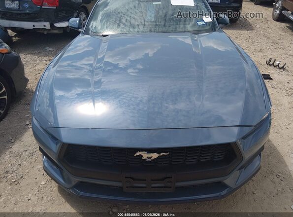 1FA6P8TH5R5115012 2024 FORD MUSTANG Blue Instrument cluster view