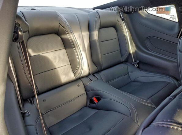 1FA6P8TH5S5128218 2025 FORD MUSTANG Yellow Rear seats view
