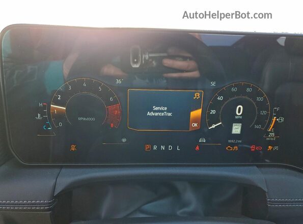 1FA6P8TH5S5128218 2025 FORD MUSTANG Yellow Instrument cluster view