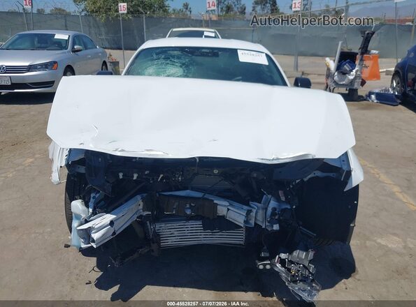 1FA6P8TH5S5130227 2025 FORD MUSTANG White Widok zestawu wskaźników