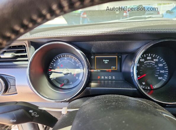 1FA6P8TH6H5202822 2017 FORD MUSTANG Gray Vista del cuadro de instrumentos