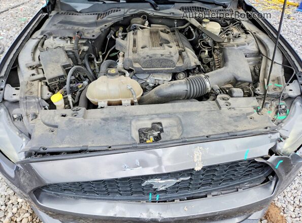 1FA6P8TH6H5214789 2017 FORD MUSTANG Gray უკანა სალონის ხედი