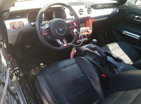 1FA6P8TH6H5239661 2017 FORD MUSTANG Silver Առջևի վահանակի տեսք